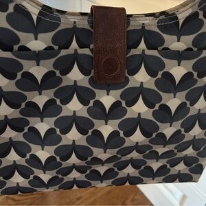 Black, grey and cream Orla Kiely Purse in pristine condition